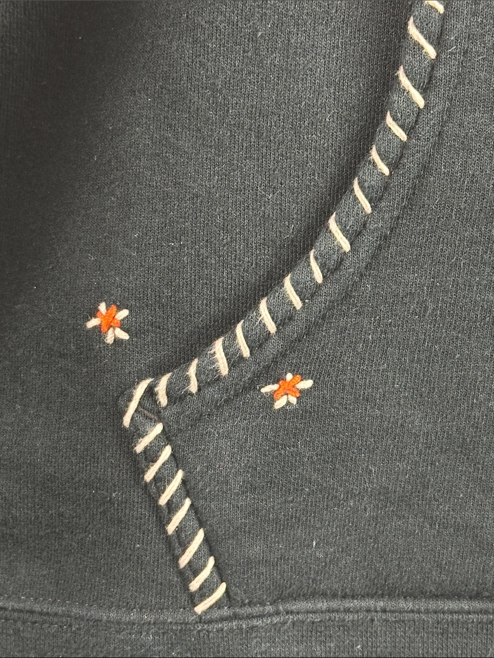 Rare Cause & Effect Reworked Harley-Davidson Whip Stitch Hoodie Dushyant Agarwal - Picture 10 of 16